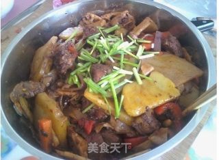 干锅鸡/干锅排骨的做法步骤：4