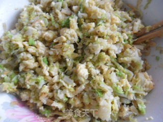 白菜虾皮鸡蛋饺子的做法步骤：5