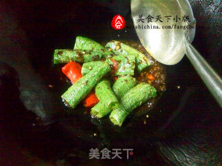 【经典家常菜】豆豉虎皮尖椒的做法步骤：6