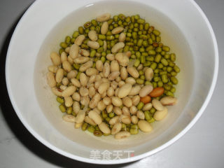 绿豆豆浆的做法步骤：2
