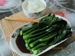 白灼芥蓝的做法步骤：4