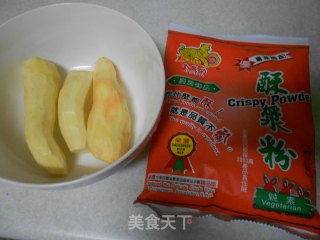 炸地瓜的做法步骤：1