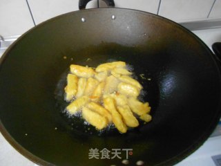 炸地瓜的做法步骤：4