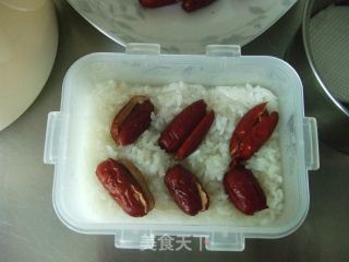 糯米红枣糕的做法步骤：3