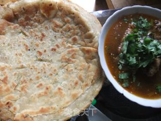 烫面葱香油饼的做法步骤：6