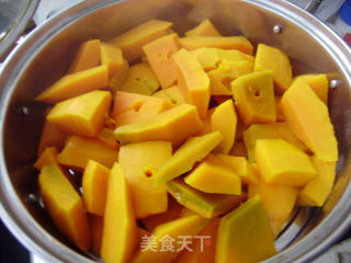 休闲小吃----南瓜粘玉米面饼的做法步骤：2