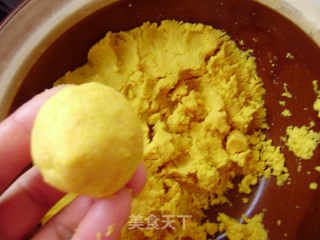 休闲小吃----南瓜粘玉米面饼的做法步骤：6