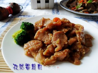孜然香煎肉的做法步骤：6