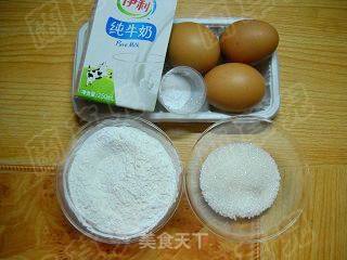 花蜜水果蛋卷的做法步骤：1
