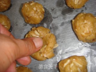适合初学者的两款超简单酥饼 核桃酥&黑芝麻酥的做法步骤：6