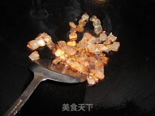 腊味炒家乡菜心的做法步骤：4