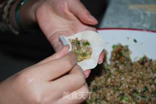 莲藕香菇猪肉饺子的做法步骤：12