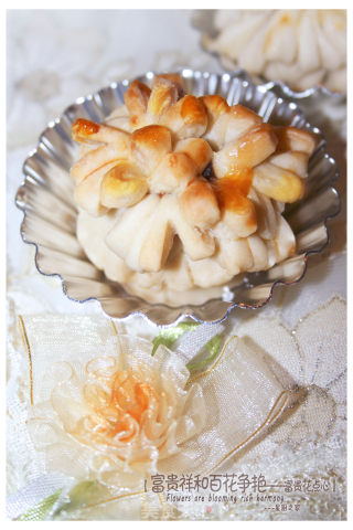 富贵祥和百花争艳—酥皮点心,《春节的第二份独特的甜点》的做法步骤：18