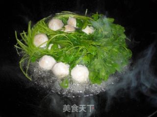 益母草肉丸汤的做法步骤：5