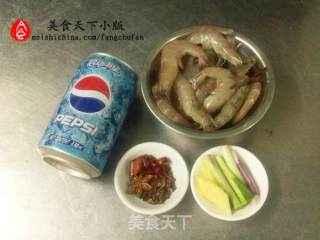 红烧可乐虾的做法步骤：1