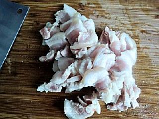 蒜苗香煎肉的做法步骤：5