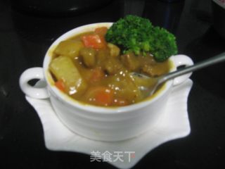 美味的咖喱牛肉饭的做法步骤：7