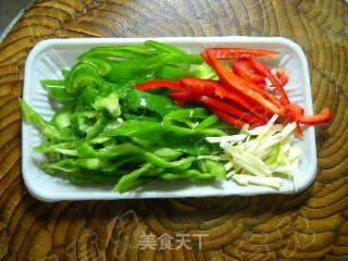 豆豉双椒鸽心的做法步骤：4