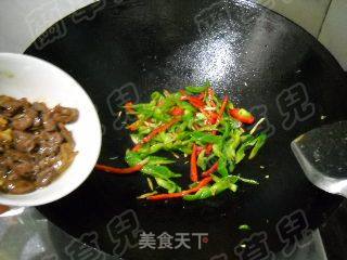 豆豉双椒鸽心的做法步骤：8