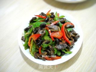 豆豉双椒鸽心的做法步骤：11