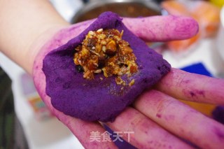 紫薯肉丸的做法步骤：6