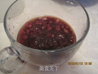 酒酿红豆西米露的做法步骤：2