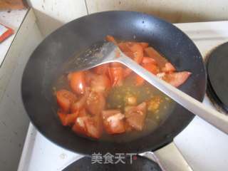 番茄烧腐竹的做法步骤：5