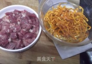 虫草花蒸瘦肉的做法步骤：2