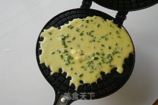 【蛋卷烤盘】葱香咸味蛋卷的做法步骤：8