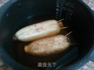 软糯香甜——糖桂花糯米藕的做法步骤：4