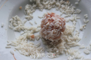 咱也走回小资路线---珍珠丸子的做法步骤：3