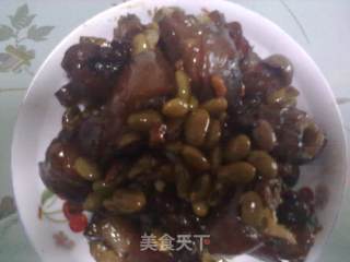 青豆焖猪手的做法步骤：5