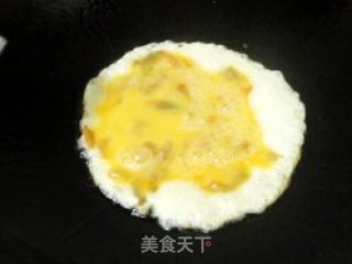 榨菜煎蛋配白粥的做法步骤：4