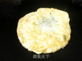榨菜煎蛋配白粥的做法步骤：5