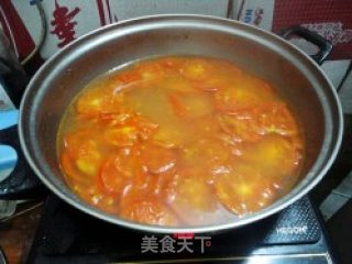 分享美味---番茄蛋花汤的做法步骤：3