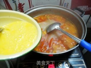分享美味---番茄蛋花汤的做法步骤：5