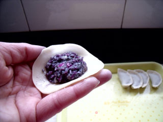 紫甘蓝菜肉水饺的做法步骤：5