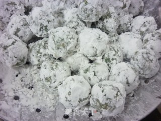 水晶荠菜圆子的做法步骤：5