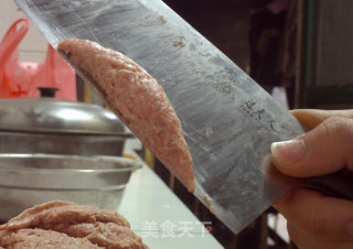 手工刮肉丸子做法的做法步骤：12