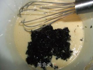 紫菜鸡蛋饼的做法步骤：2