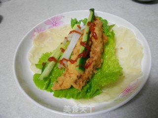 鸡肉卷的做法步骤：9