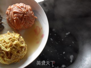 肉圆儿穿新衣--『群仙喜迎春』的做法步骤：7