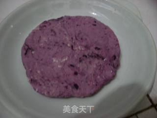 紫薯芝麻饼的做法步骤：3