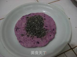 紫薯芝麻饼的做法步骤：4