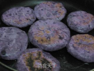 紫薯芝麻饼的做法步骤：7