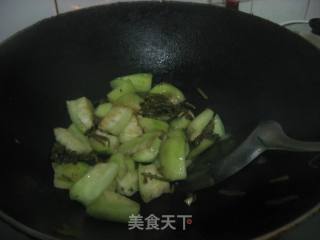 鸡毛菜炒丝瓜的做法步骤：5