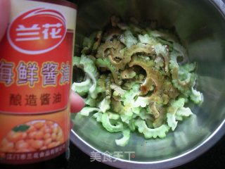 凉拌苦瓜的做法步骤：3