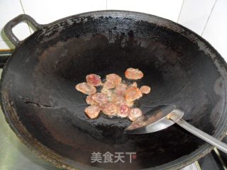 腊肠炒年糕的做法步骤：5