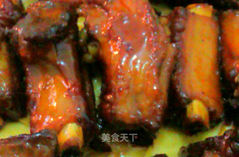 红烧排骨扣茭瓜的做法