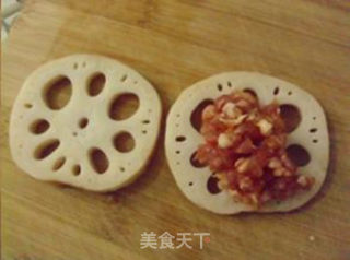 肉末藕夹的做法步骤：3